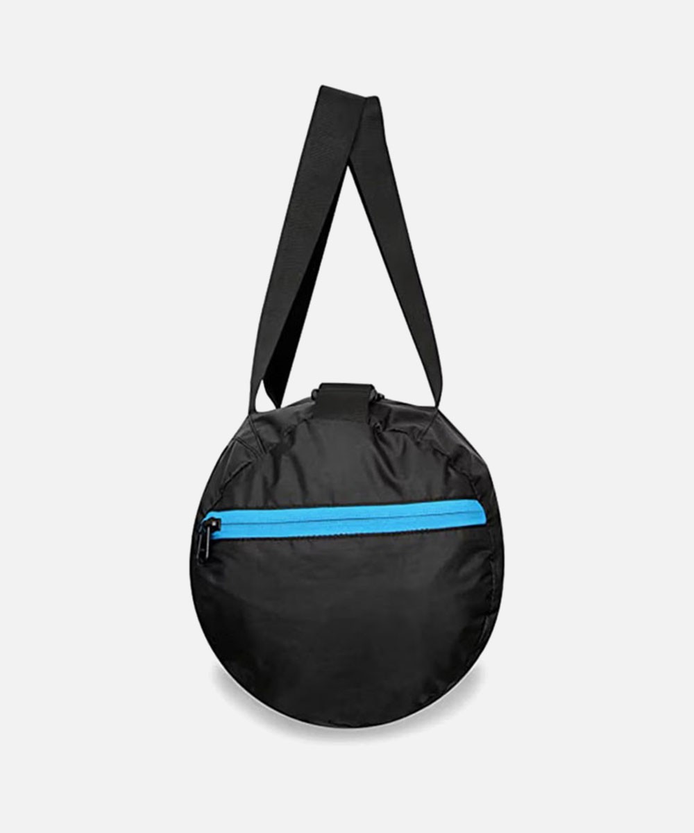 Nivia Grey & Navy Blue Printed Duffel Bag