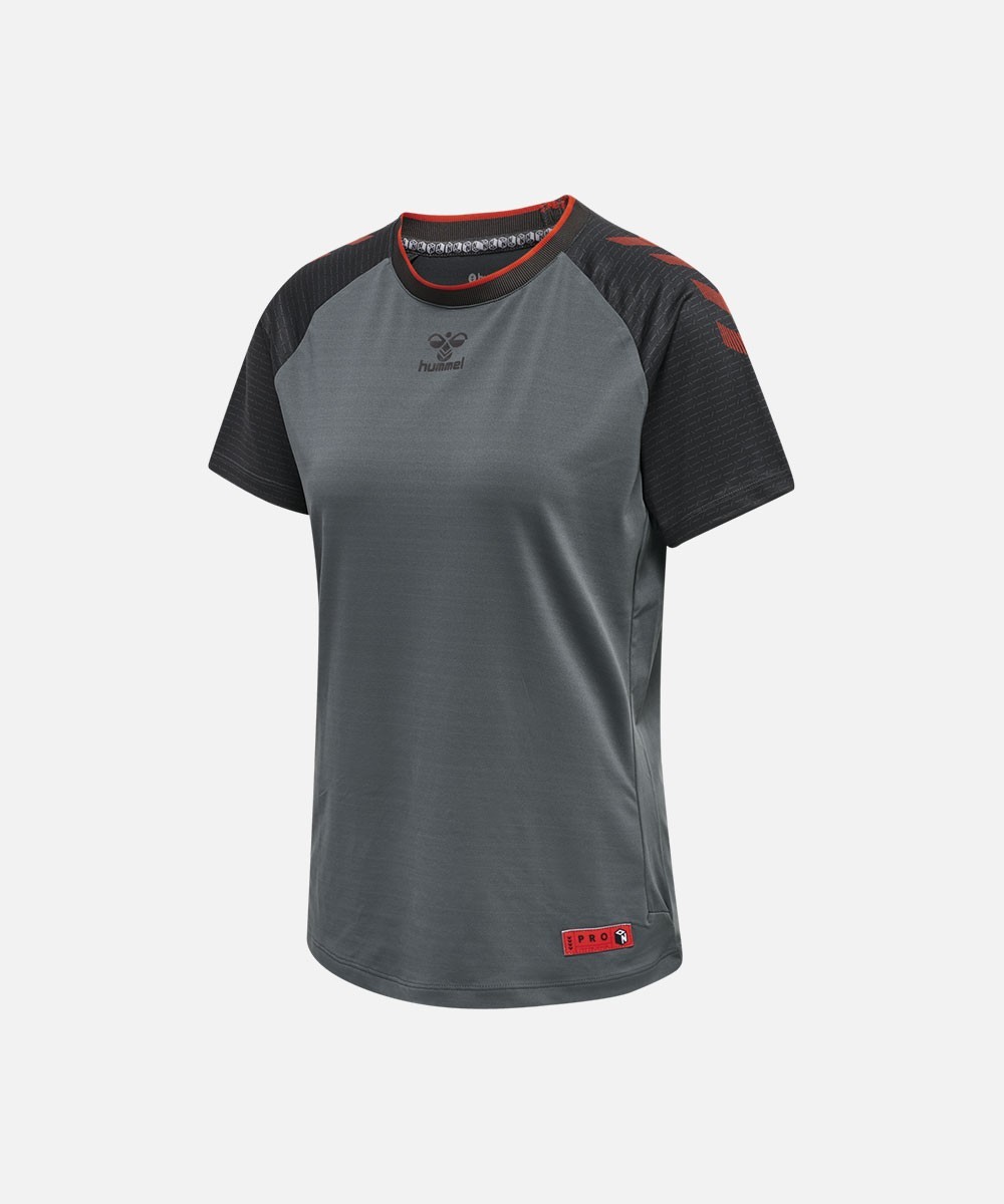 Man Hummel Pro Grid Game Short Sleeve T-Shirt